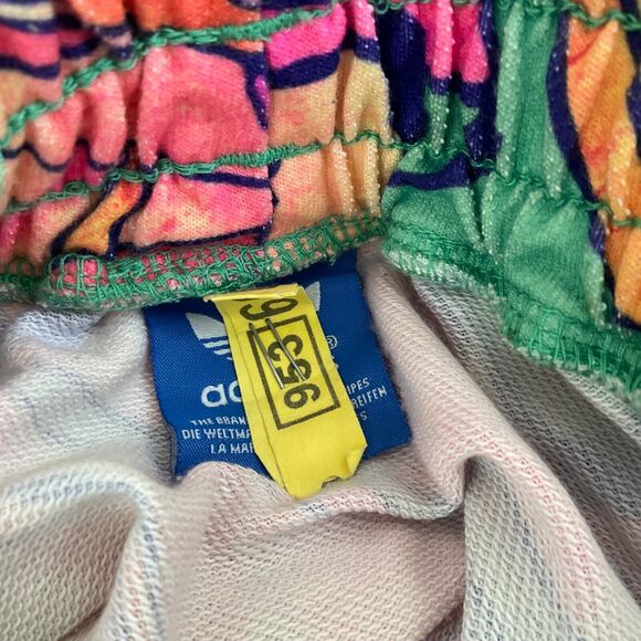 Adidas Original Mini Tennis Skirt women small multicolor Floral Pleated pockets - Picture 3 of 11